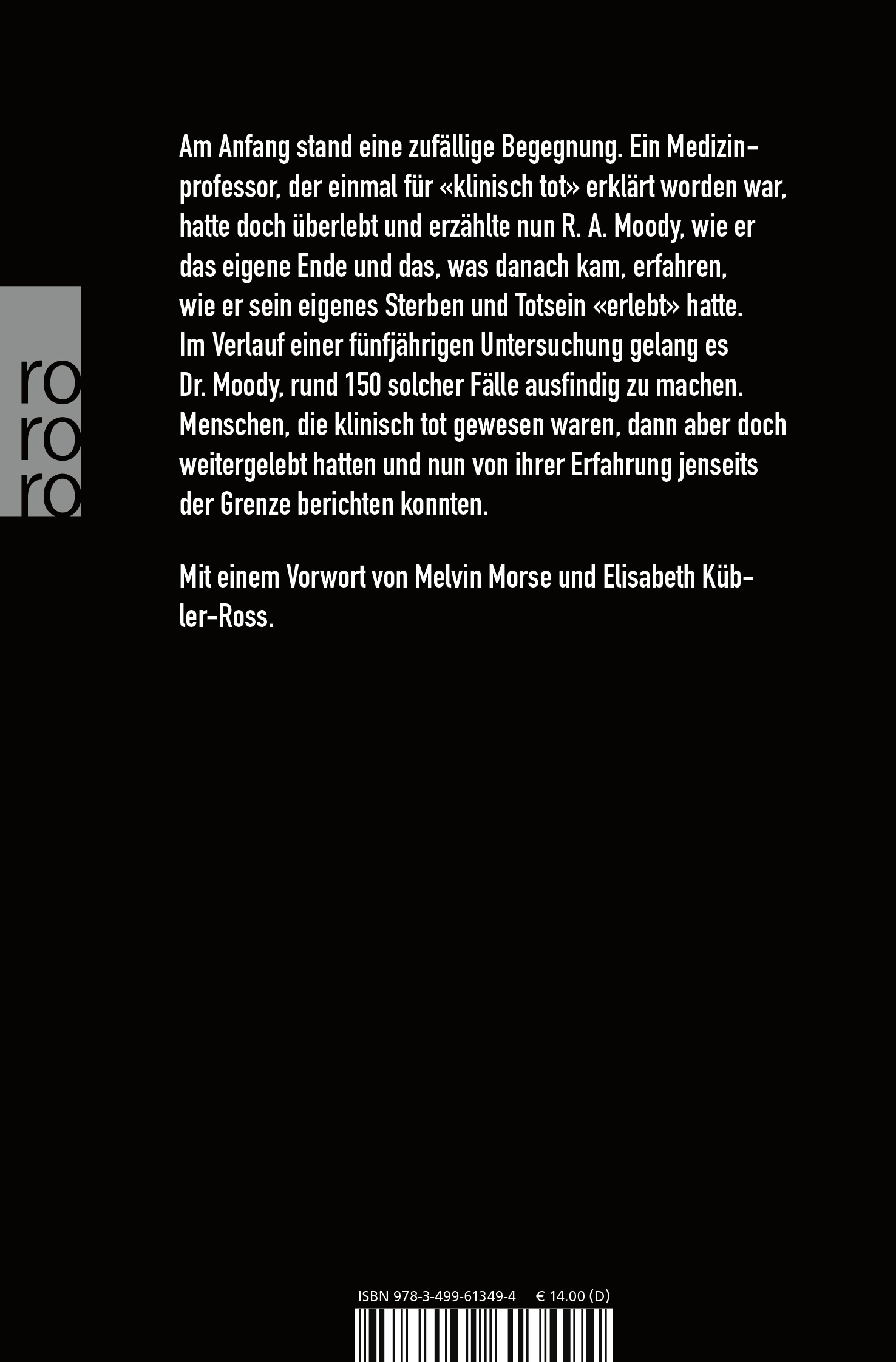 Rückseitencover Leben nach dem Tod