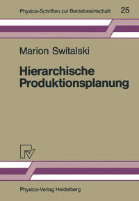 Vorderes Coverbild Hierarchische Produktionsplanung
