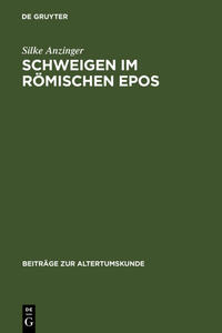 Vorderes Coverbild Schweigen im römischen Epos