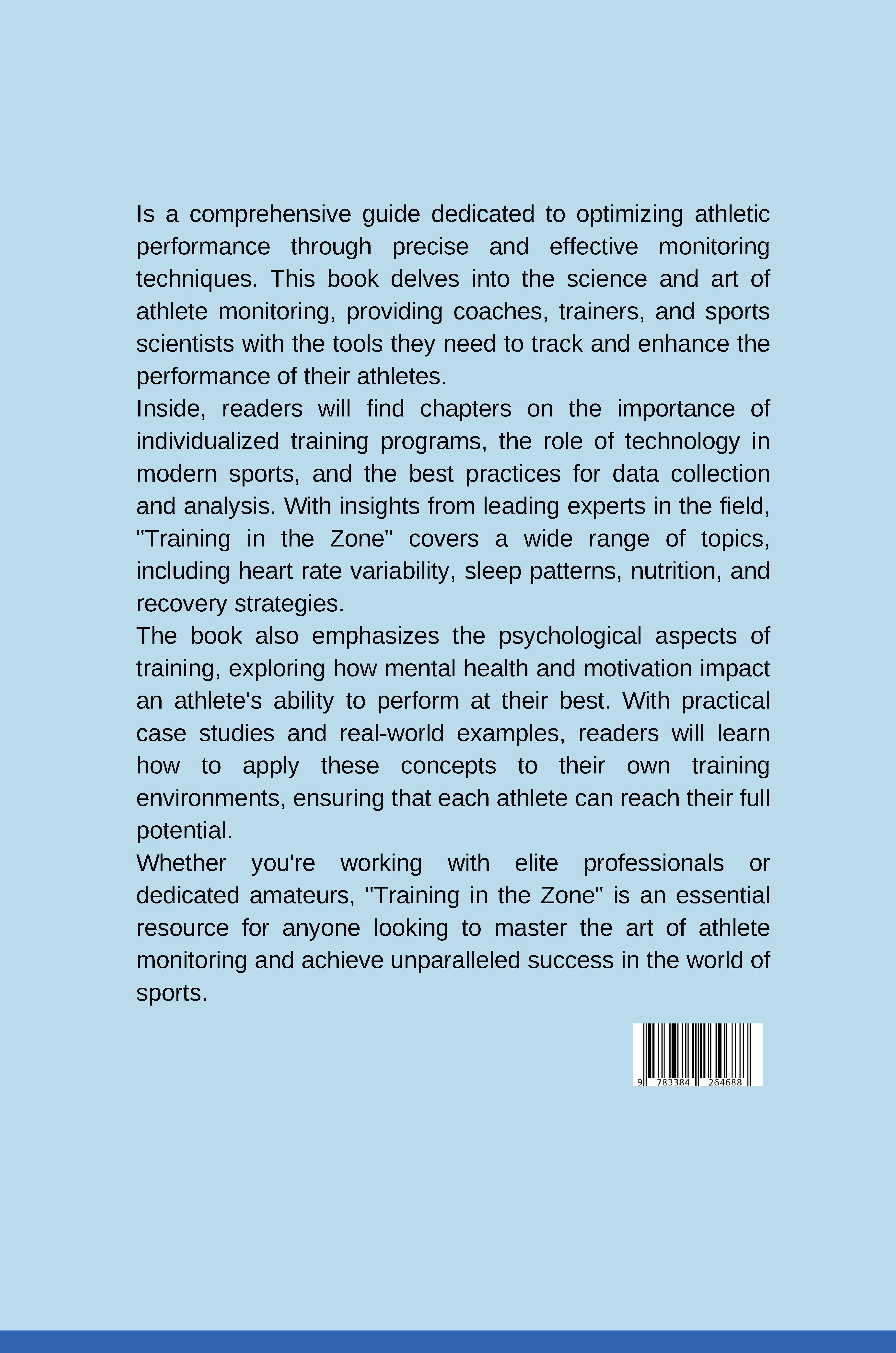 Rückseitencover Training in the Zone: Mastering Athlete Monitoring for Success