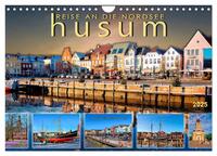 Vorderes Coverbild Reise an die Nordsee - Husum (Wandkalender 2025 DIN A4 quer), CALVENDO Monatskalender