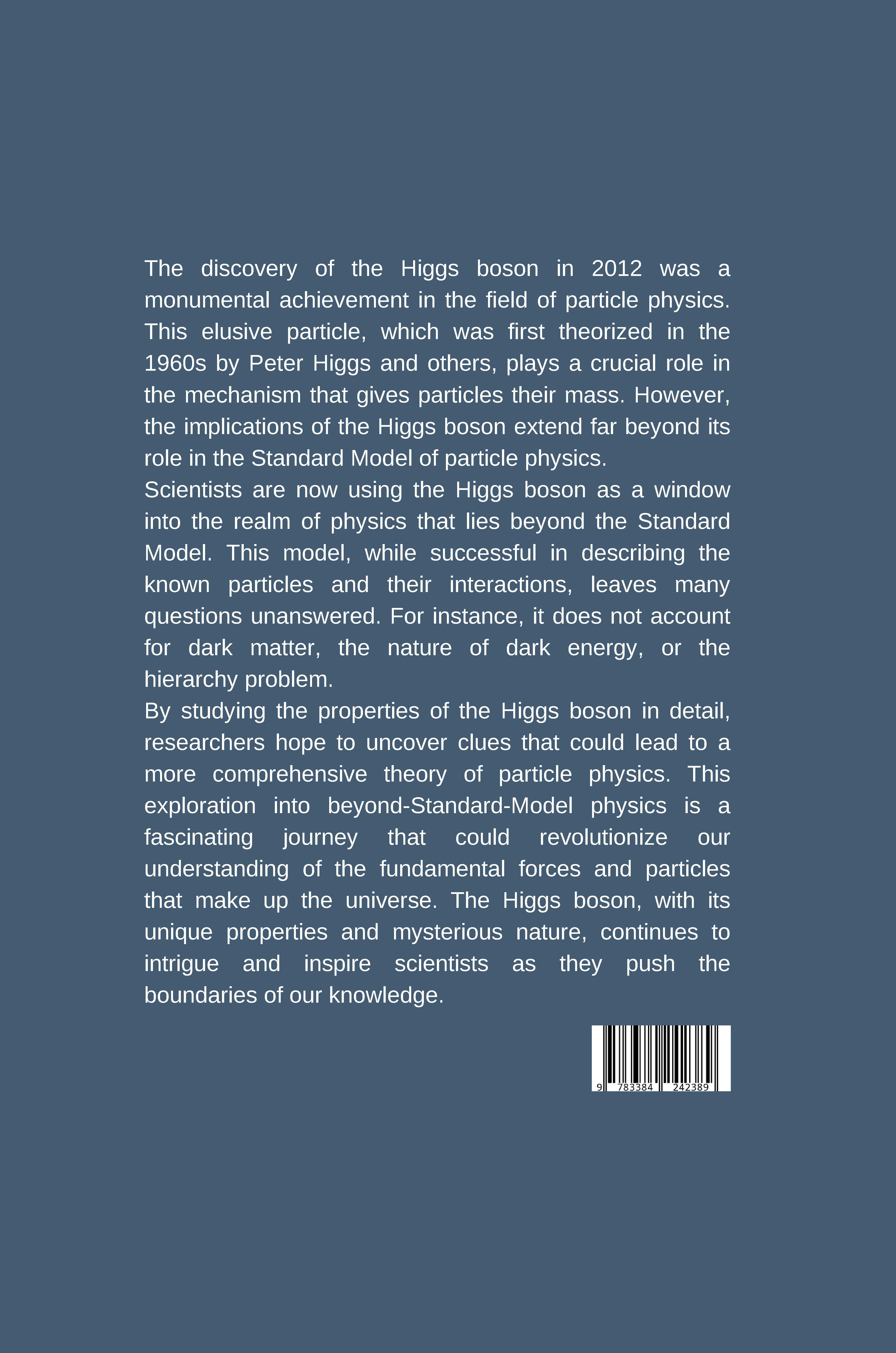 Rückseitencover The Higgs Boson: A Window into Beyond-Standard-Model Physics