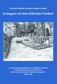 Vorderes Coverbild Es begann mit dem Jüdischen Friedhof