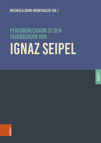 Vorderes Coverbild Personenlexikon zu den Tagebüchern von Ignaz Seipel