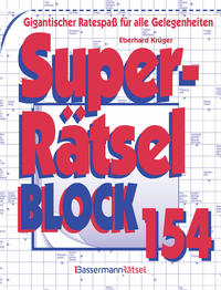 Vorderes Coverbild Superrätselblock 154