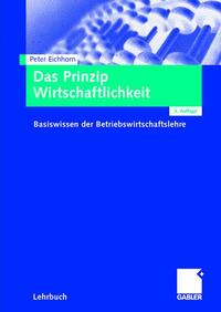 Vorderes Coverbild Das Prinzip Wirtschaftlichkeit