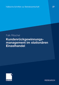 Vorderes Coverbild Kundenrückgewinnungsmanagement im stationären Einzelhandel
