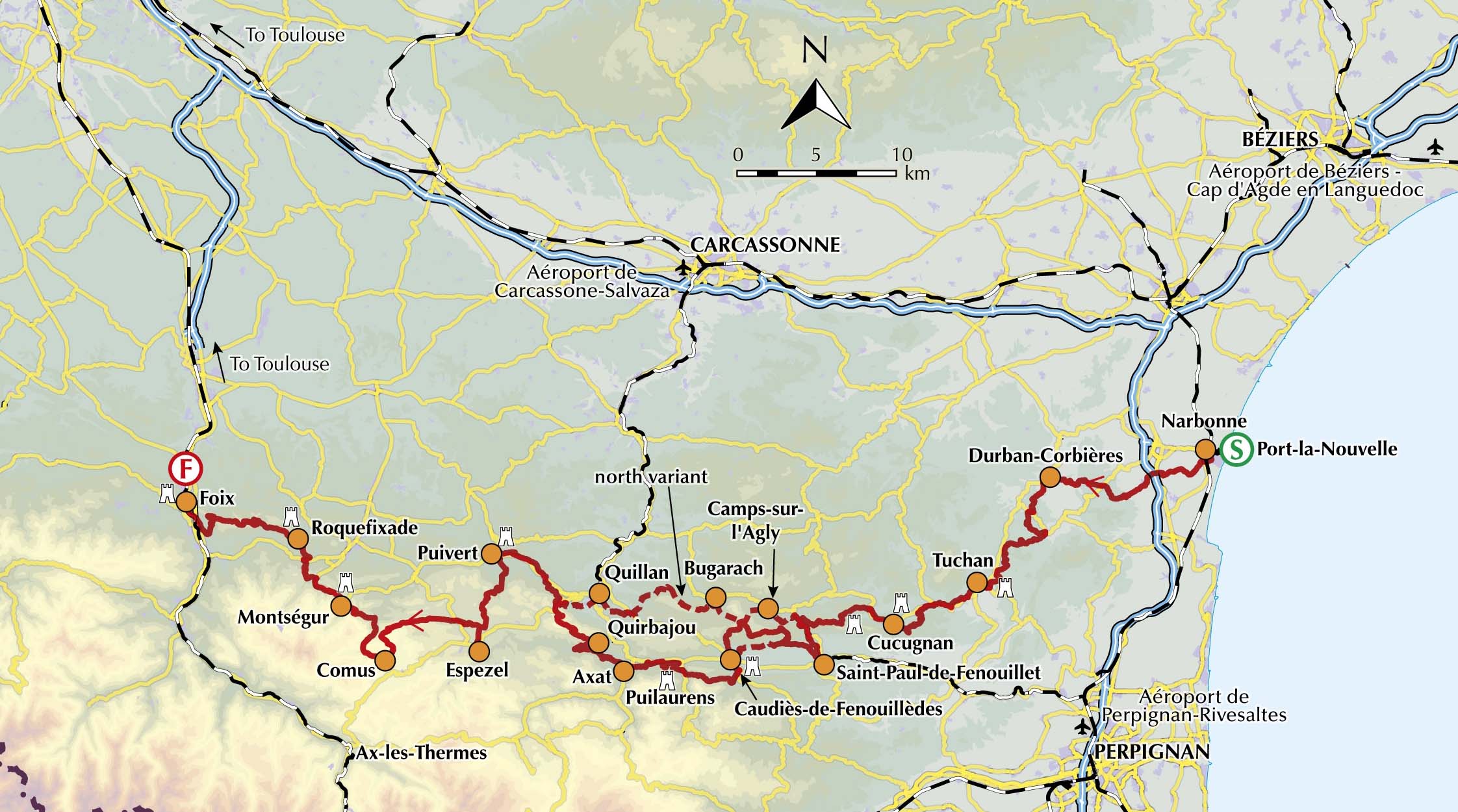 Beispielinhalt (Bild) Trekking the Cathar Way