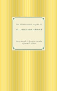 Vorderes Coverbild Pie II, lettre au sultan Mahomet II