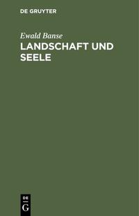 Vorderes Coverbild Landschaft und Seele