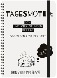 Vorderes Coverbild Schülerkalender Schlaf 2025/2026