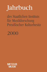 Vorderes Coverbild Jahrbuch des Staatlichen Instituts für Musikforschung (SIM) Preußischer Kulturbesitz