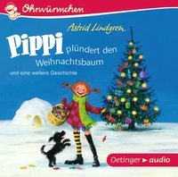 Vorderes Coverbild Pippi plündert den Weihnachtsbaum und eine weitere Geschichte