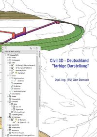 Vorderes Coverbild Cvil 3D Deutschland / Civil 3D-Deutschland, "farbige Darstellung" (für Anwender)