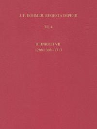 Vorderes Coverbild J.F. Böhmer, Regesta Imperii
