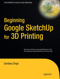 Vorderes Coverbild Beginning Google Sketchup for 3D Printing