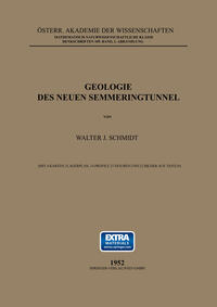 Vorderes Coverbild Geologie des Neuen Semmeringtunnel