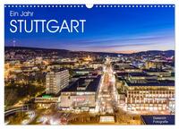 Vorderes Coverbild Ein Jahr STUTTGART (Wandkalender 2025 DIN A3 quer), CALVENDO Monatskalender