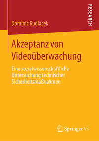 Vorderes Coverbild Akzeptanz von Videoüberwachung