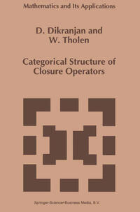 Vorderes Coverbild Categorical Structure of Closure Operators