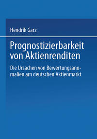 Vorderes Coverbild Prognostizierbarkeit von Aktienrenditen