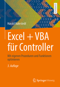 Vorderes Coverbild Excel + VBA für Controller