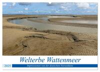 Vorderes Coverbild Welterbe Wattenmeer (Wandkalender 2025 DIN A2 quer), CALVENDO Monatskalender