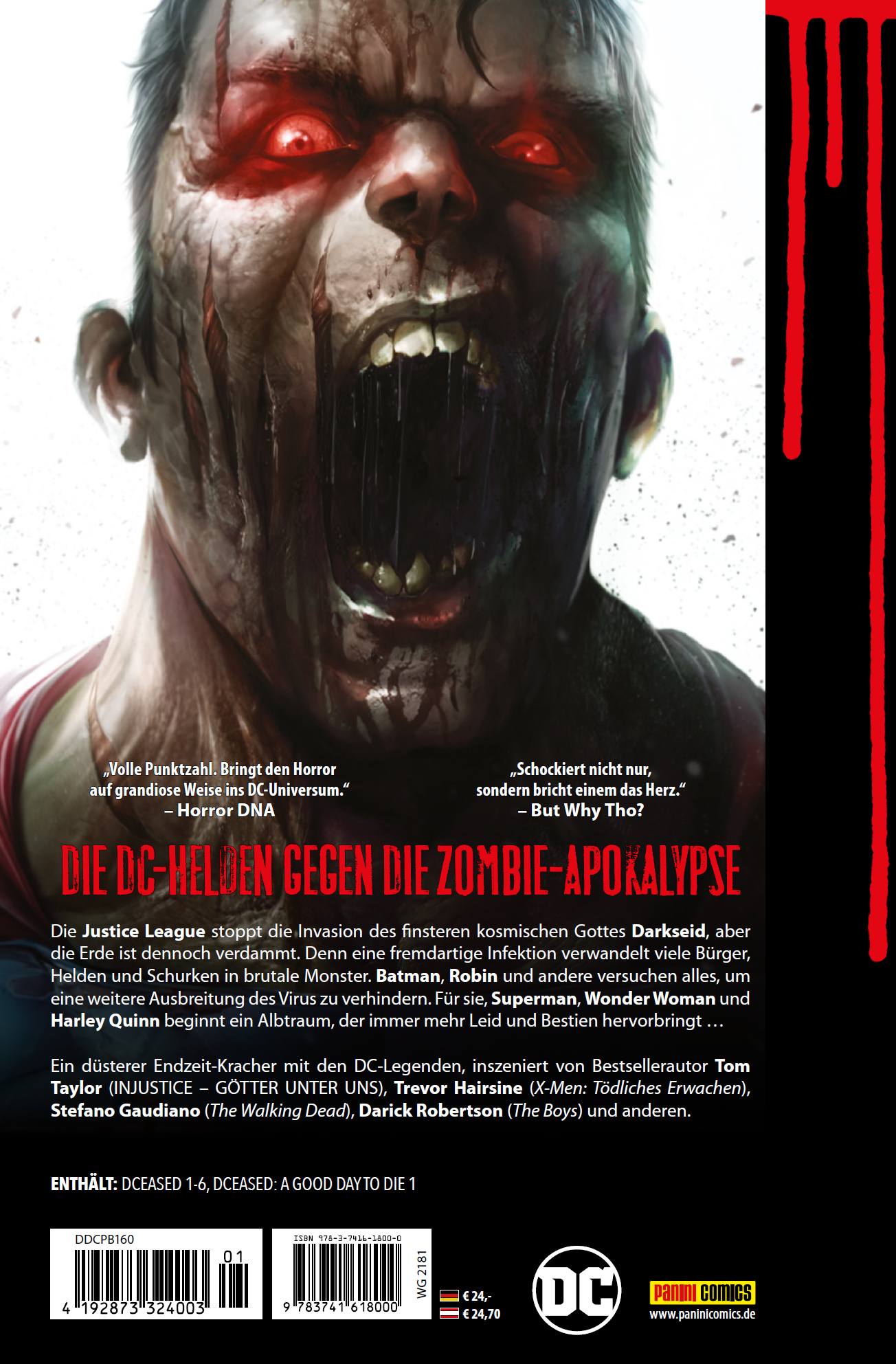 Rückseitencover DC-Horror: Der Zombie-Virus