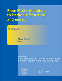 Vorderes Coverbild From Parity Violation to Hadronic Structure and more