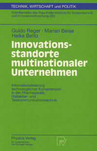 Vorderes Coverbild Innovationsstandorte multinationaler Unternehmen