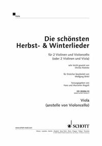 Vorderes Coverbild Die schönsten Herbst- und Winterlieder
