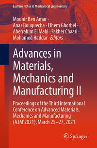 Vorderes Coverbild Advances in Materials, Mechanics and Manufacturing II