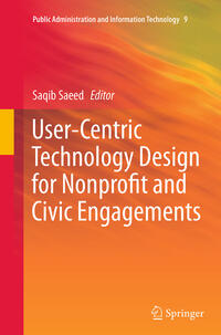 Vorderes Coverbild User-Centric Technology Design for Nonprofit and Civic Engagements