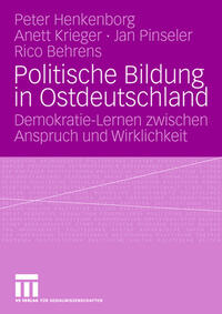 Vorderes Coverbild Politische Bildung in Ostdeutschland