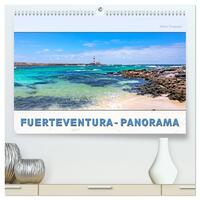 Vorderes Coverbild FUERTEVENTURA-PANORAMA (hochwertiger Premium Wandkalender 2025 DIN A2 quer), Kunstdruck in Hochglanz