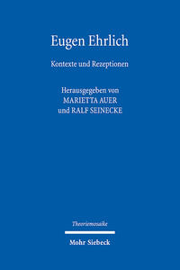 Vorderes Coverbild Eugen Ehrlich