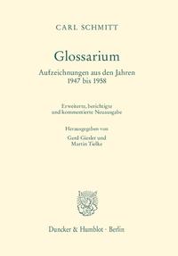 Vorderes Coverbild Glossarium.