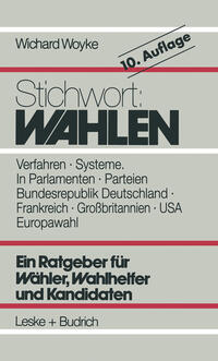 Vorderes Coverbild Stichwort: Wahlen