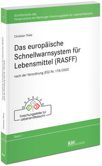 Vorderes Coverbild Das europäische Schnellwarnsystem für Lebensmittel (RASFF)