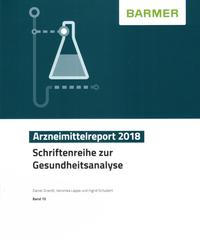 Vorderes Coverbild BARMER Arzneimittelreport 2018