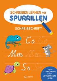 Vorderes Coverbild Schreiben lernen mit Spurrillen - Schreibschrift