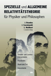 Vorderes Coverbild Spezielle und Allgemeine Relativitätstheorie für Physiker und Philosophen