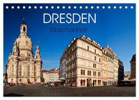 Vorderes Coverbild Dresden - Elbschönheit (Tischkalender 2025 DIN A5 quer), CALVENDO Monatskalender