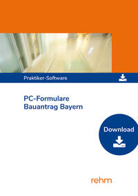 Vorderes Coverbild PC-Formulare Bauantrag Bayern