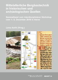 Vorderes Coverbild Veröffentlichungen aus dem Deutschen Bergbau-Museum Bochum / Mittelalterliche Bergbautechnik in historischen und archäologischen Quellen