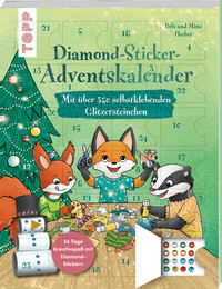 Vorderes Coverbild Diamond-Sticker-Adventskalender