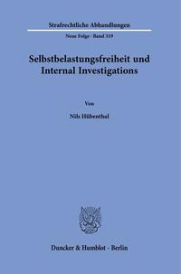 Vorderes Coverbild Selbstbelastungsfreiheit und Internal Investigations.