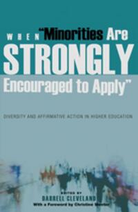 Vorderes Coverbild When «Minorities are Strongly Encouraged to Apply»