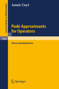Vorderes Coverbild Pade Approximants for Operators