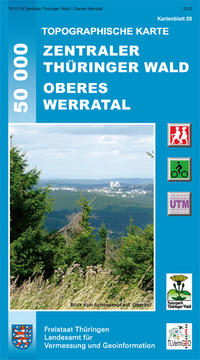 Vorderes Coverbild Zentraler Thüringer Wald / Oberes Werrattal